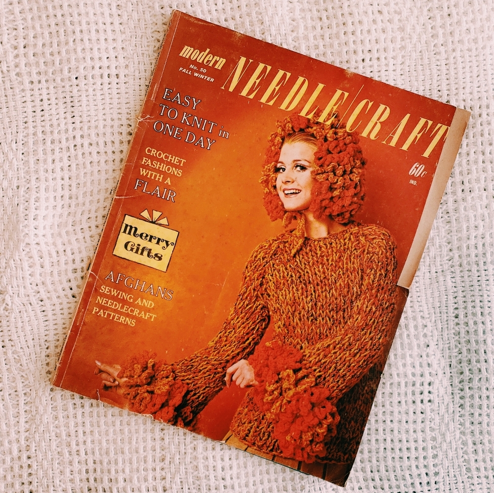 VTG NEEDLECRAFT KNITTING MAGAZINE